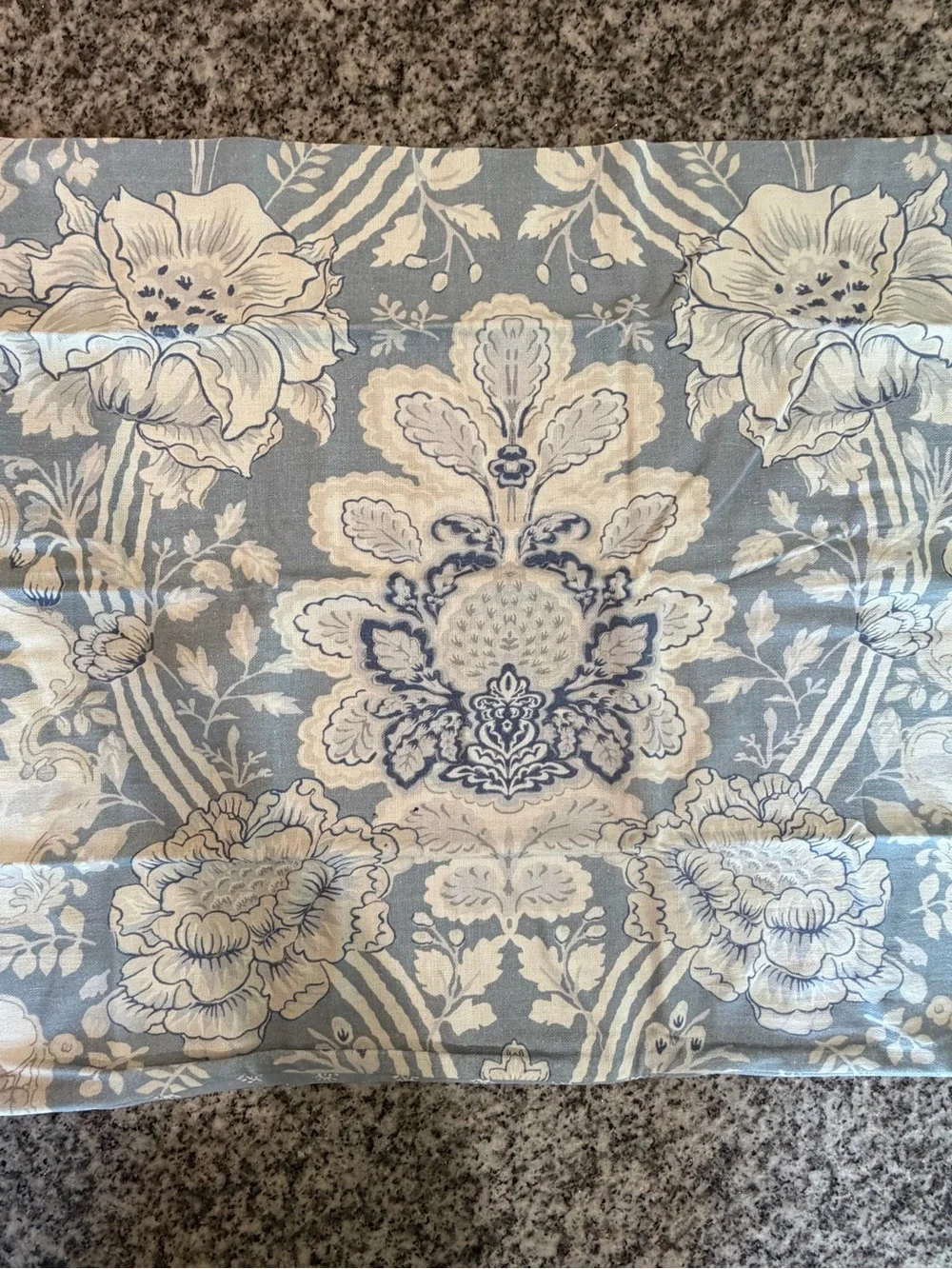 Pottery Barn Blue and White Arboretum Petite Floral Sham